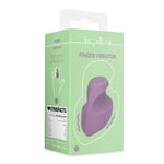Vibrator pentru deget Loveline din silicon, violet, 3,5 cm