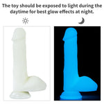 Dildo strălucitor din silicon Lovetoy Lumino Play 20 cm