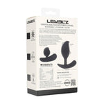 Dop anal vibrant din silicon Levelz cu telecomandă 10,6 cm negru