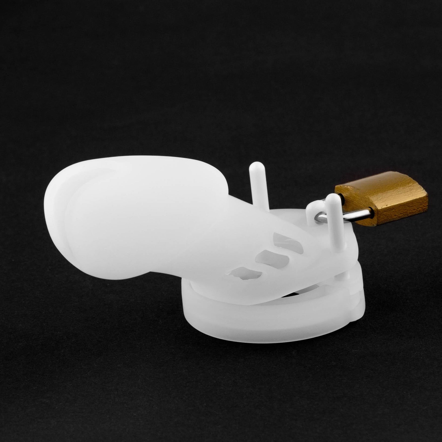 Cușcă pentru penis HeavyFun din silicon 7 cm cu 5 inele
