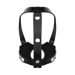 Ham de cap cu strap-on, negru, pentru dormitor, fantezii