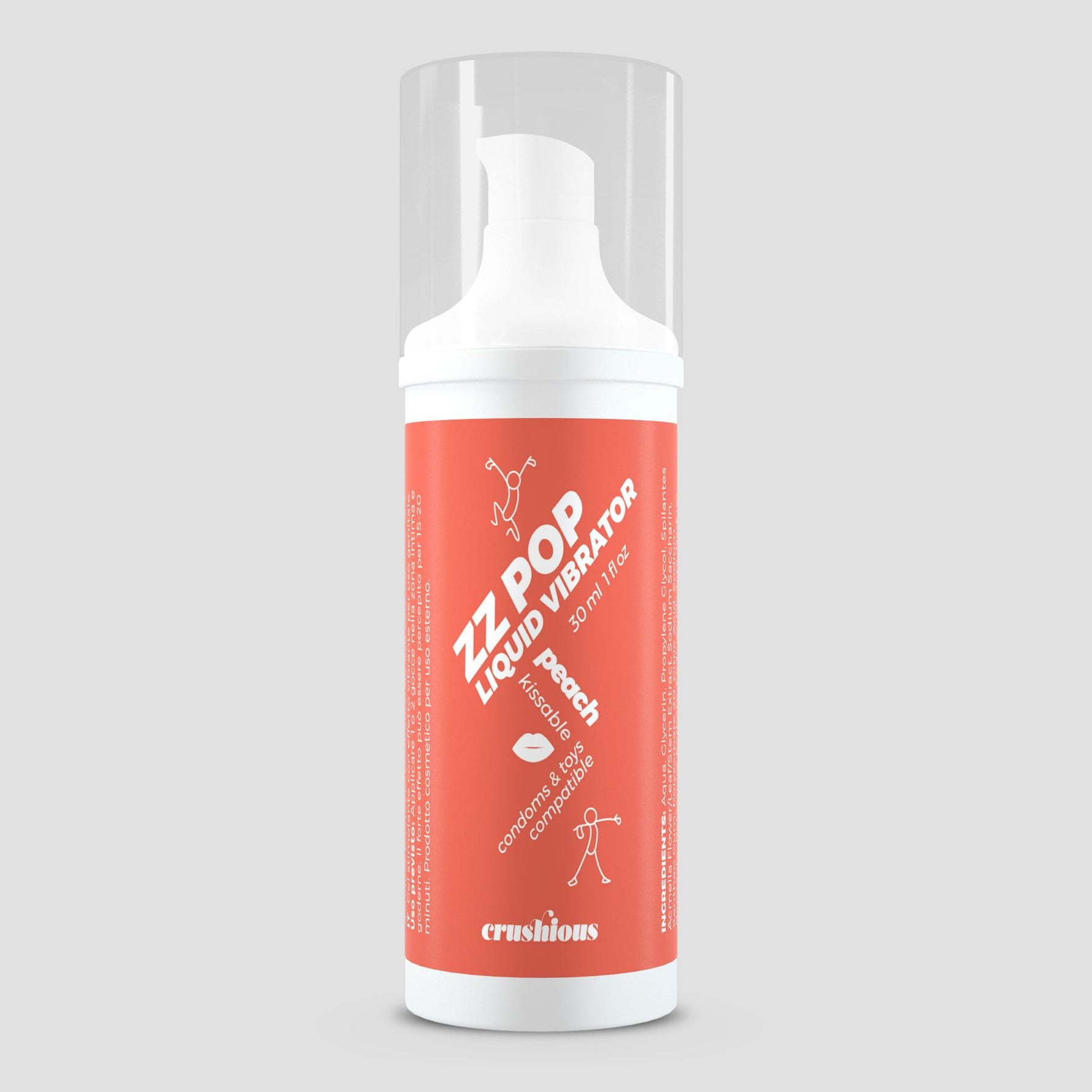 Crushious ZZ Pop Lichid Vibrant Piersică 30 ml