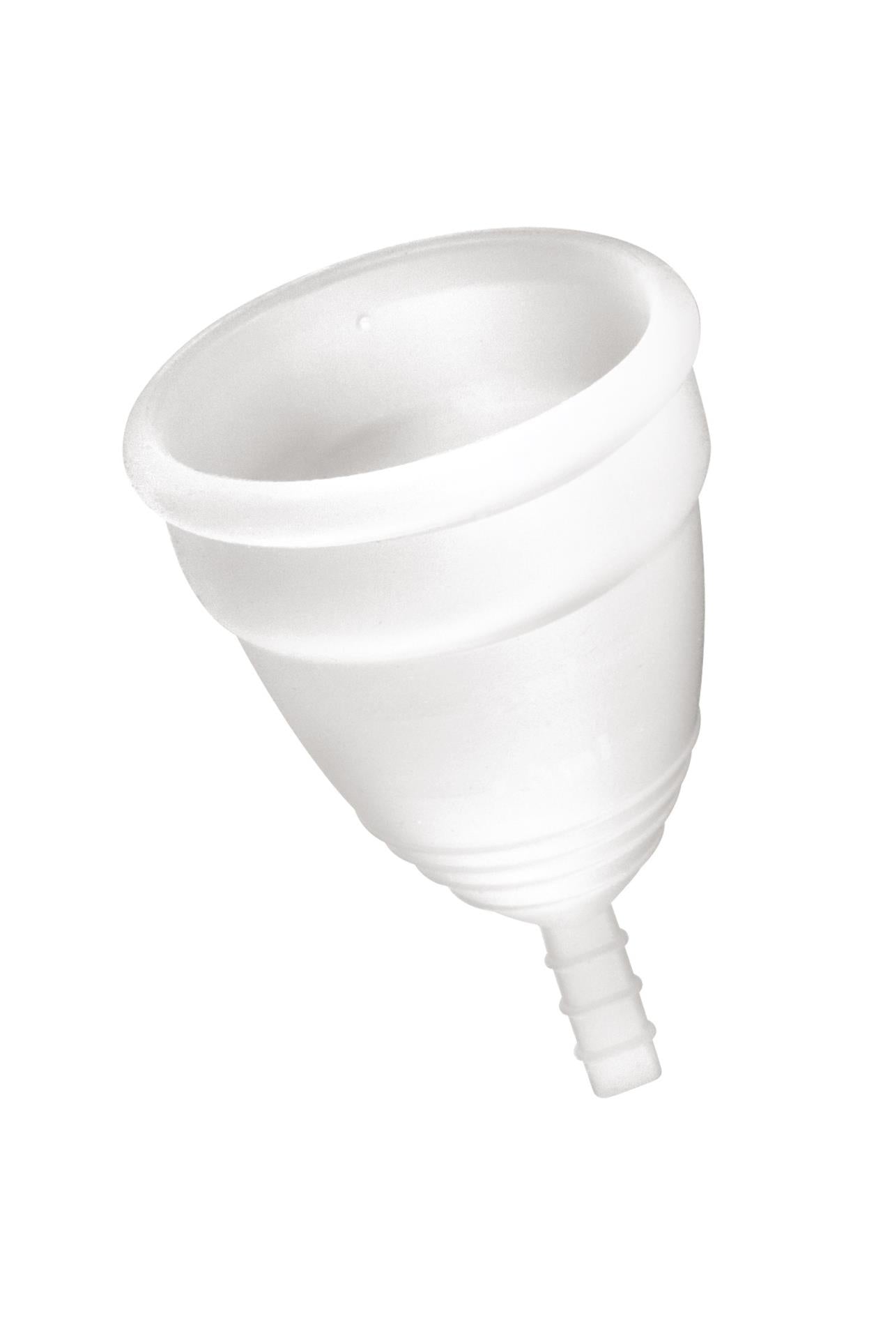 Cupă menstruală Yoba, silicon alb, S, 70 mm