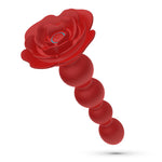 Plug anal rotativ Crushious Rosaline cu telecomandă, silicon, 19cm
