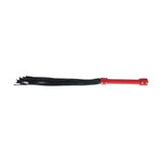 Flogger Milan Collection Ouch Negru Roșu