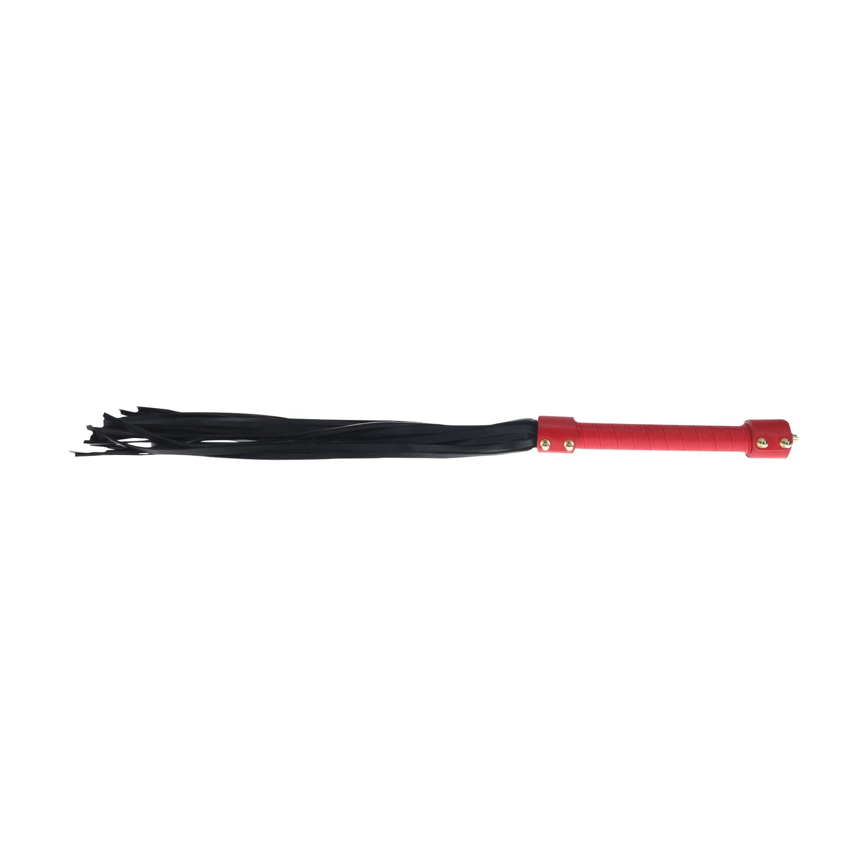 Flogger Milan Collection Ouch Negru Roșu