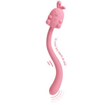 Stimulator clitoridian USB din silicon cu formă de iepuraș drăguț Pretty Love, 7 vibrații