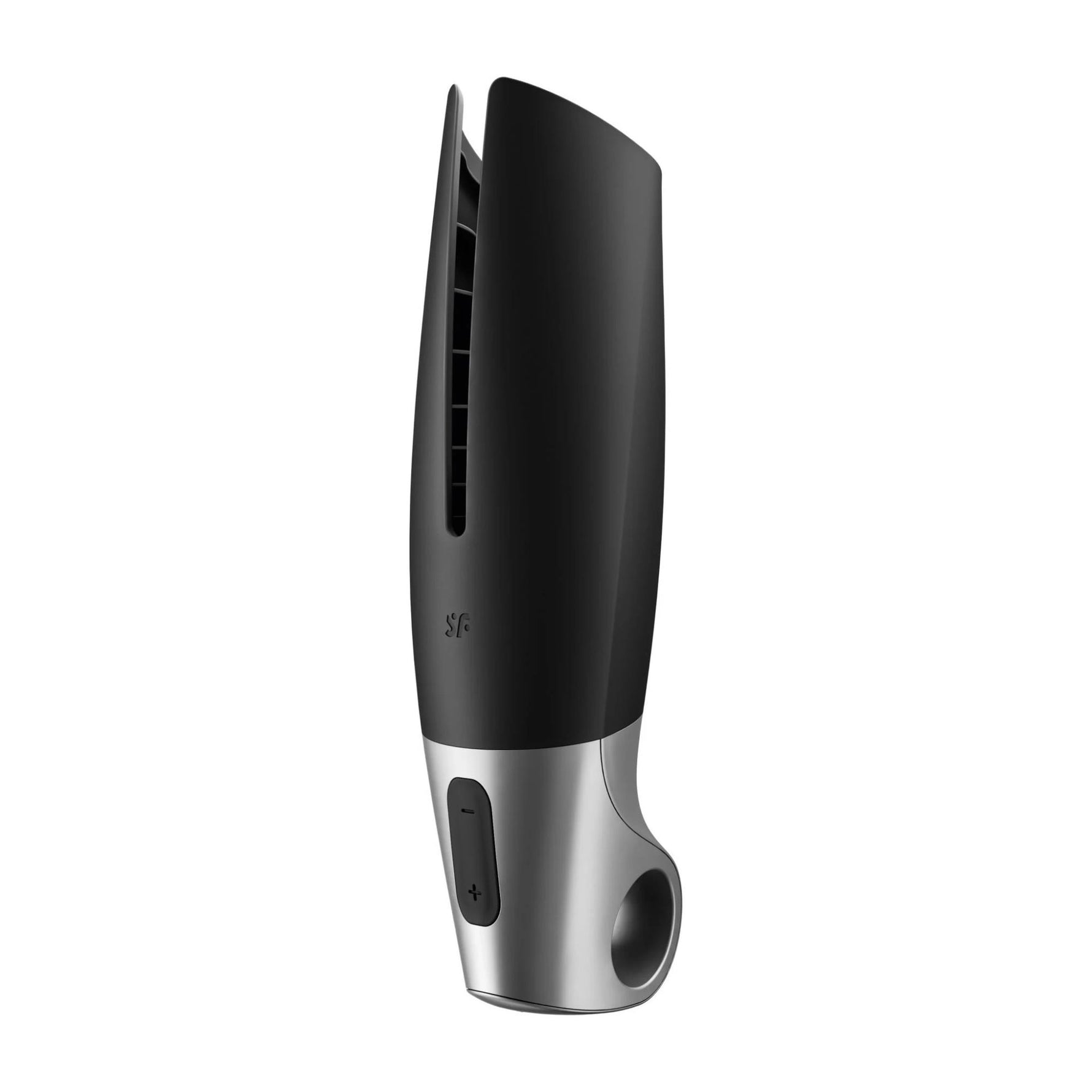 Masturbator vibrant Satisfyer Power, silicon, negru, argintiu, USB