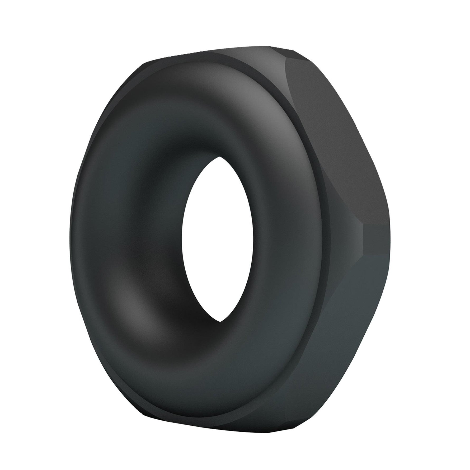 Inel pentru penis Crazy Bull Jarvius din silicon negru super moale