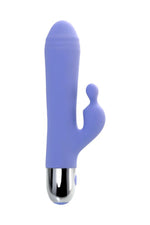 Vibrator Flovetta Crocus iepure din silicon violet 17,5 cm USB