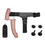 Strap-on Baile Ultra Passionate cu vibrații duble