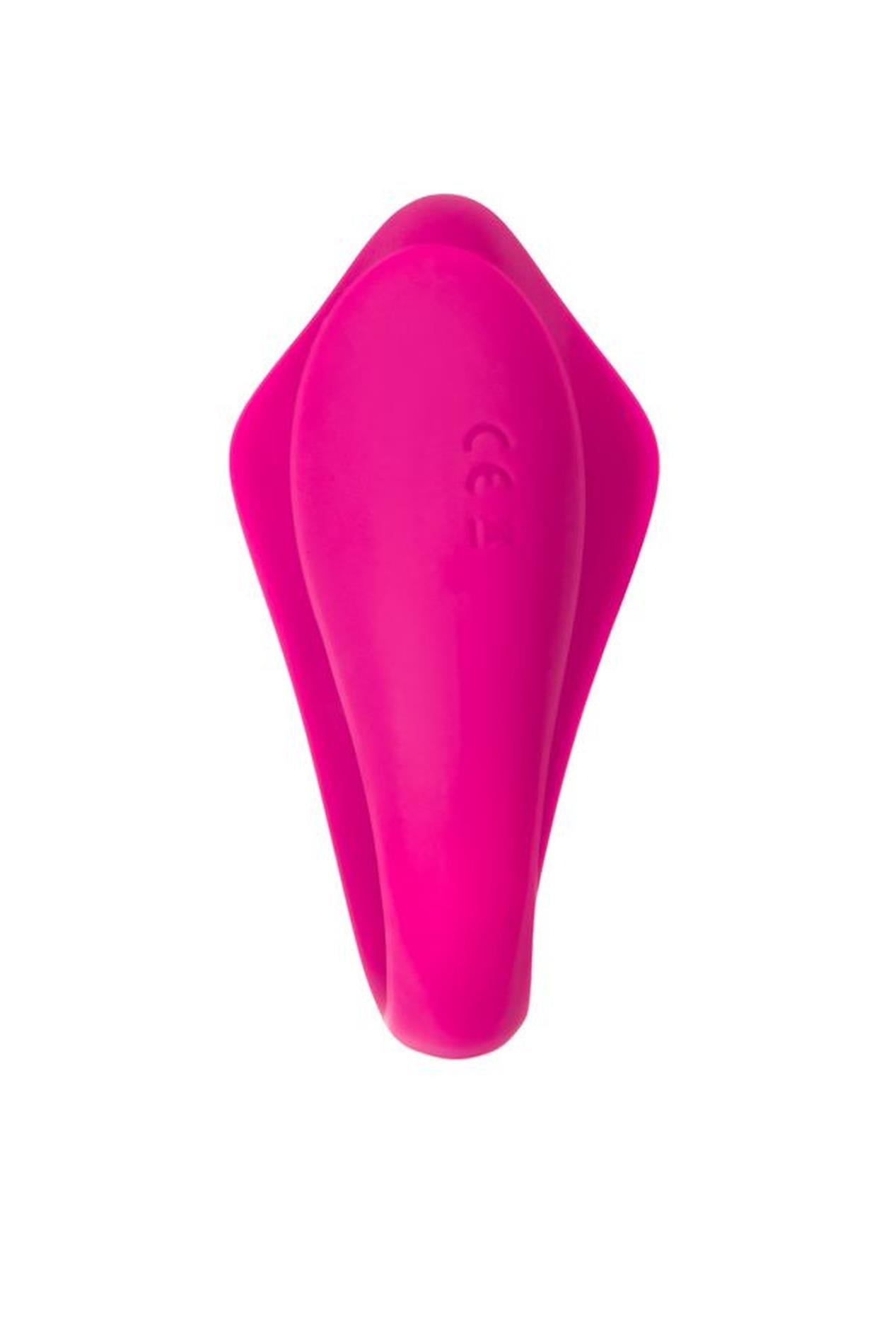 Vibrator dublu Cobrum A Toys din silicon roz 9,6 cm