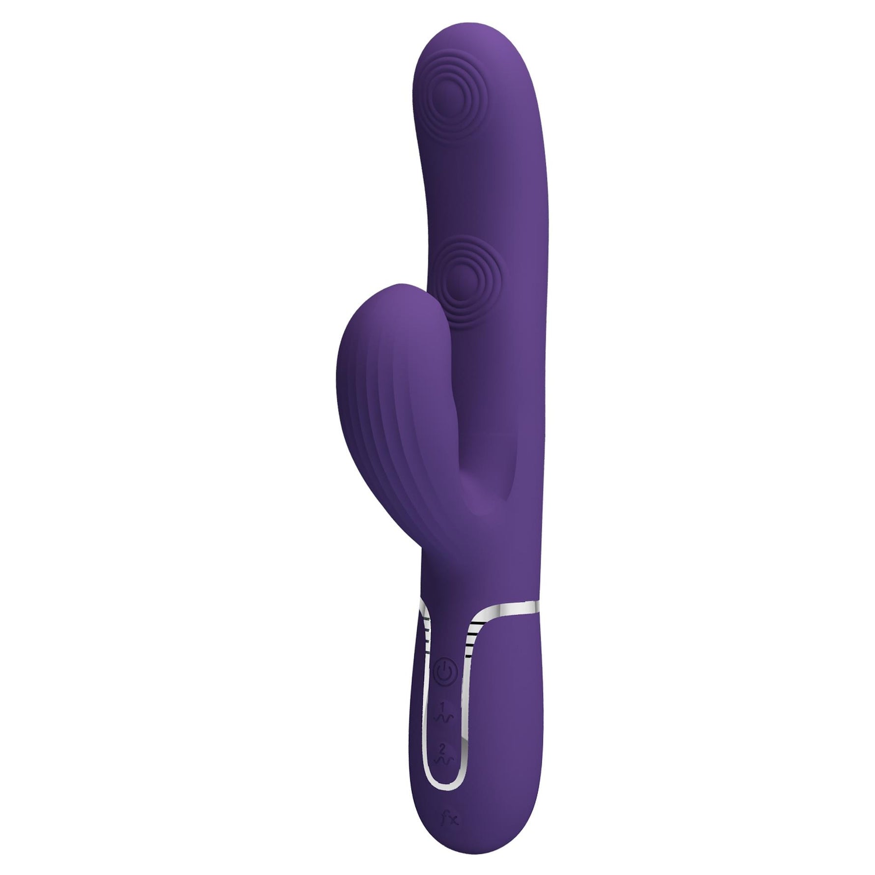 Vibrator Pretty Love din silicon cu formă de iepuraș, 14 funcții, USB