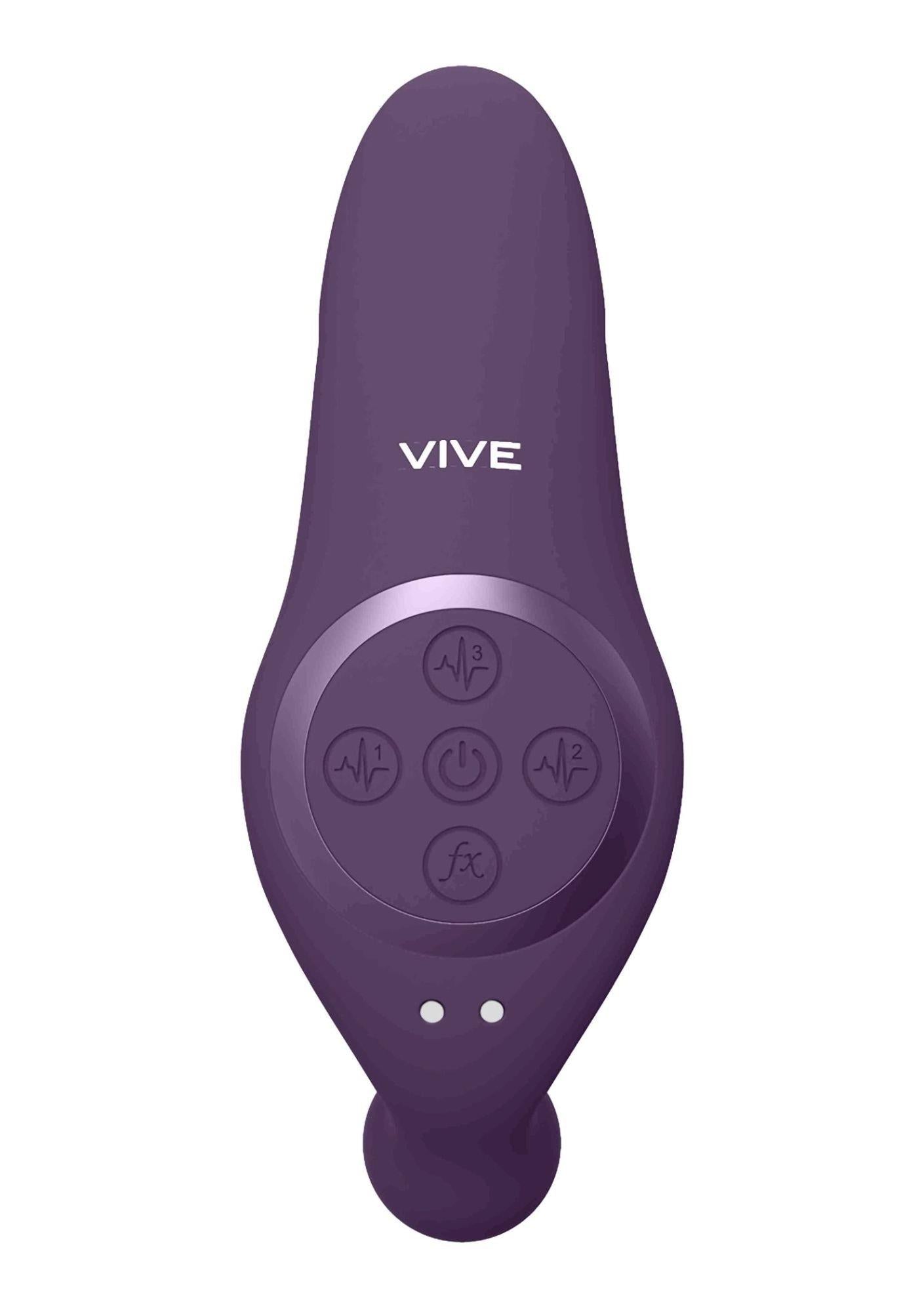 Vibrator anal Kata Vive violet cu telecomandă USB