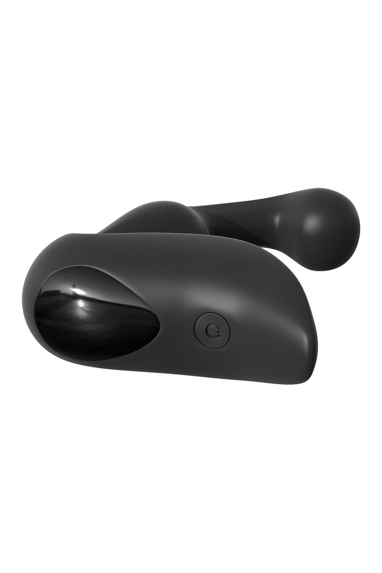 Masaj de prostată Anal Fantasy Elite P Spot Pro cu telecomandă, negru