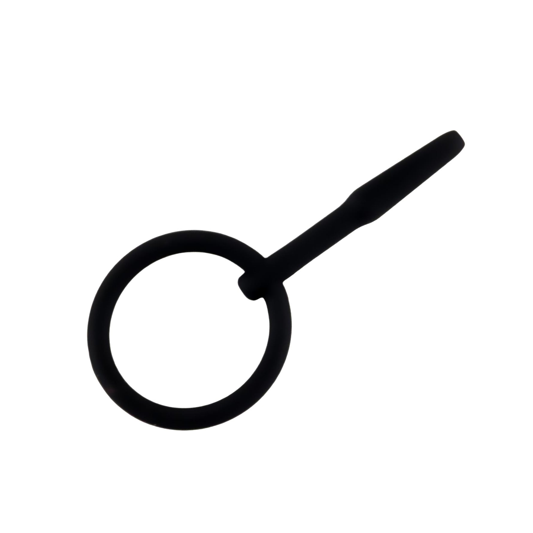 Dop de penis din silicon HeavyFun cu canal 8,5 cm