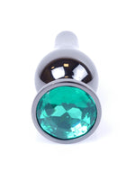 Dop anal din oțel MyLove Toys verde 9,5 cm