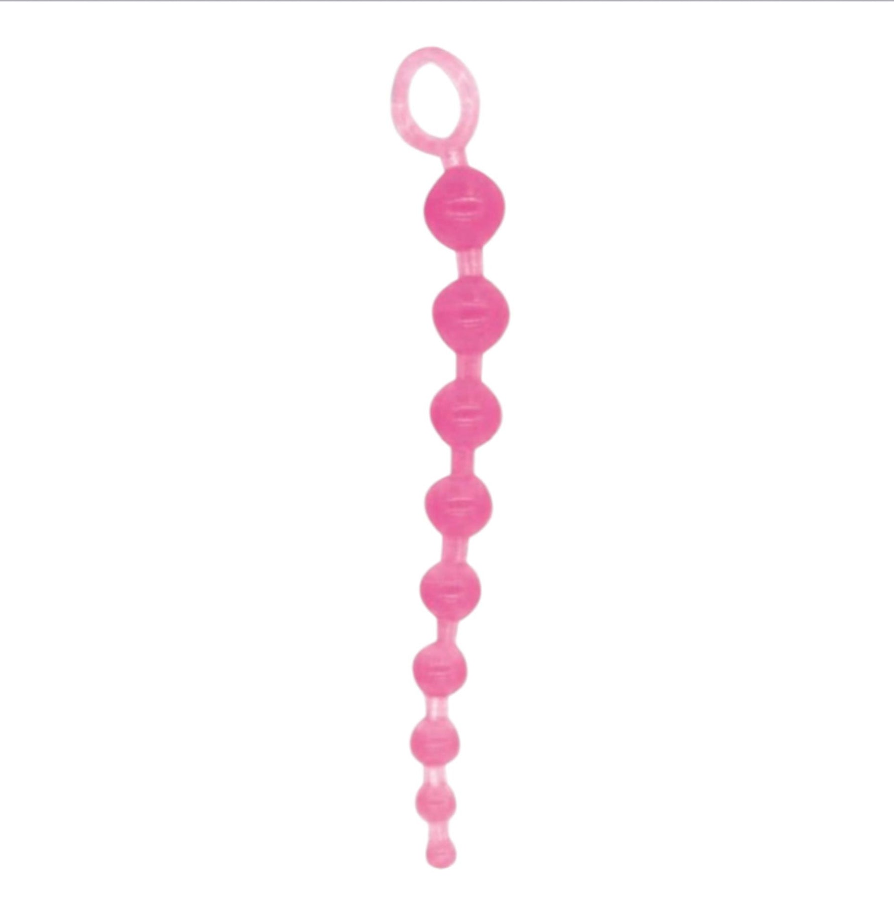 Perle anale Lovesecret din silicon roz 30 cm