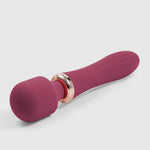 Aparat de masaj vibrant Jinx Crushious, culoare vin roșu, 21 cm