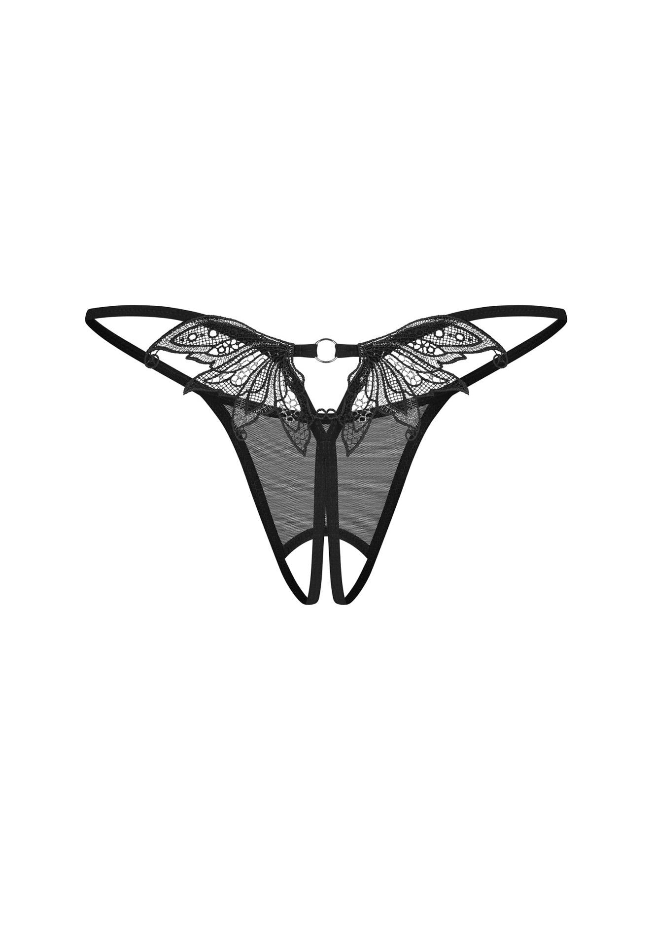 Zaliya Obsessive tanga cu dantelă deschisă, mărime S/M