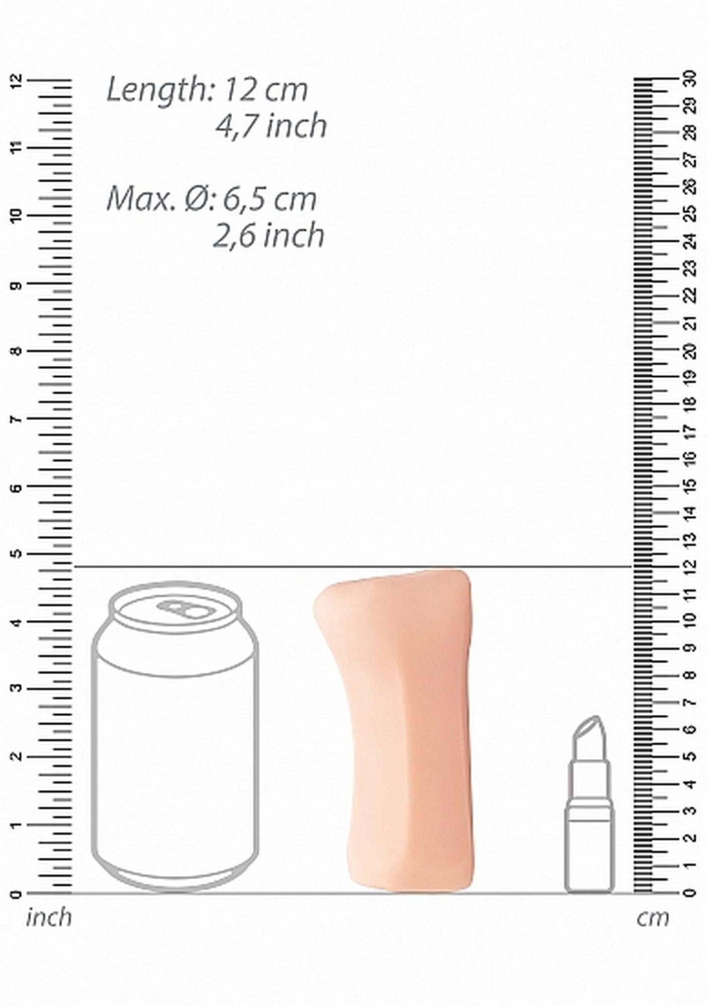 Masturbator anal autolubrifiant SLT, TPE de culoarea pielii