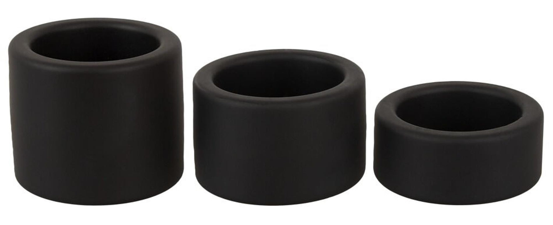 Set de inele testiculare din silicon Erecto, 3 bucăți