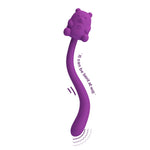 Stimulator clitoridian din silicon Pretty Love Cute Bear, cu 7 vibrații, USB