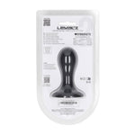 Dop anal din silicon Levelz cu zornăitoare S negru 8,5 cm