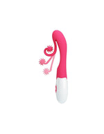 Stimulator Clitoridian din Silicon Pretty Love Romance Roz, 30 Vibrații