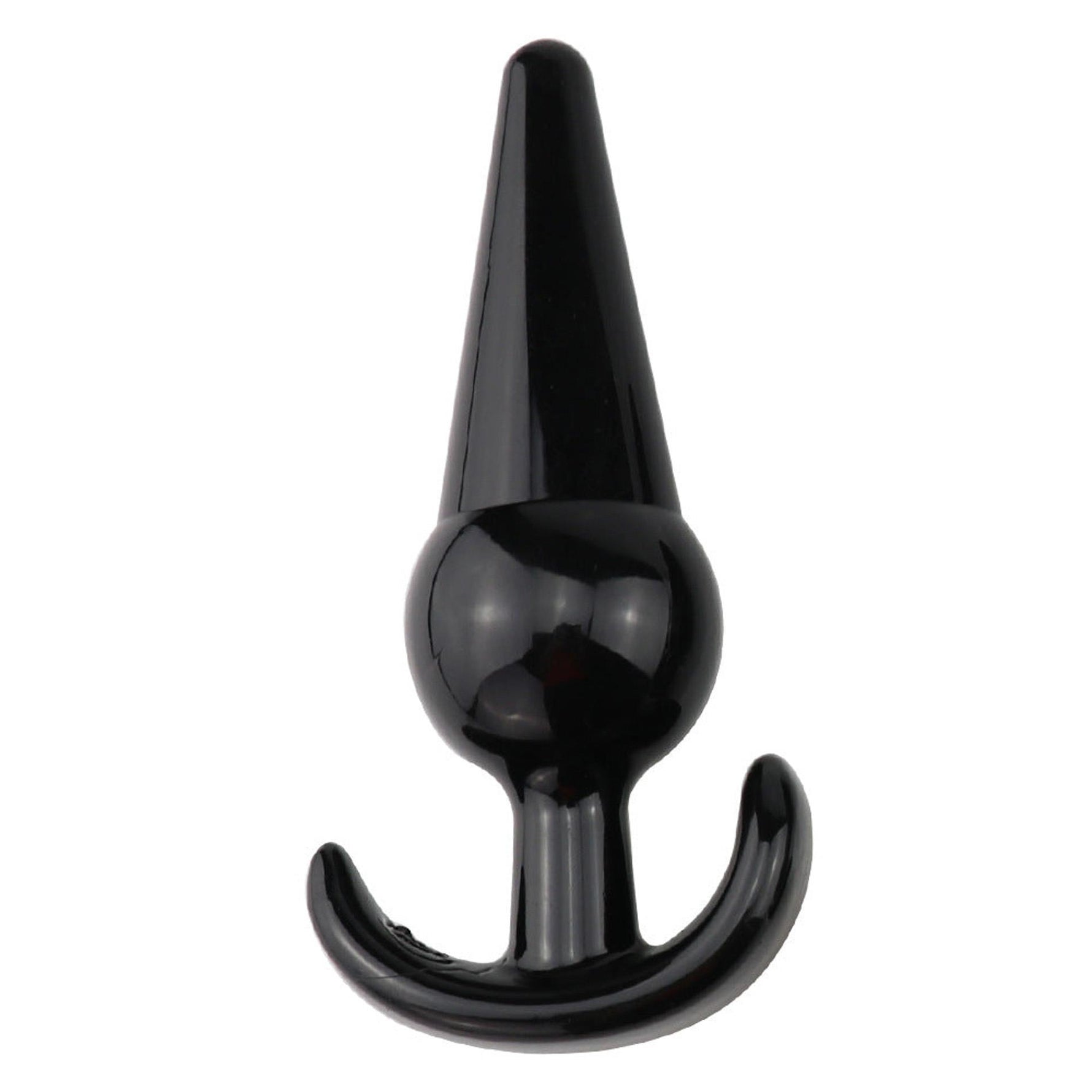 Plug anal Lovesecret Sensual T Plug 12 negru 12,6 cm