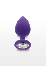 Plug anal Diamond Booty Jewel Crystal, violet, 9 cm