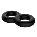 Inel dublu pentru penis Crazy Bull din silicon 8,5 cm