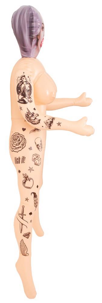 Păpușă gonflabilă NaughtyDollz cu tatuaje 152 cm