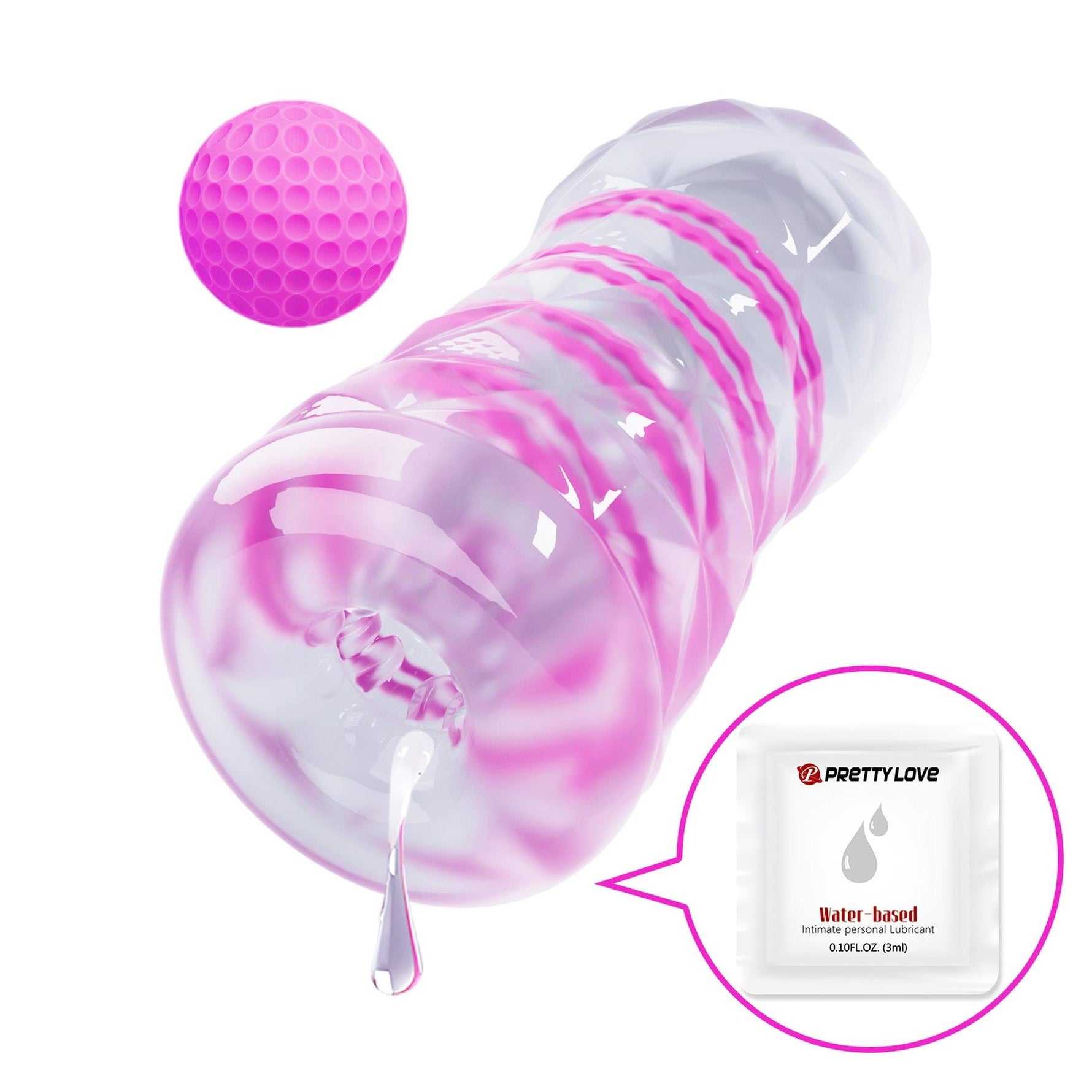 Masturbator transparent Pretty Love TPR