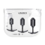 Set de 3 dopuri anale din silicon Levelz, negre
