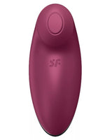 Stimulator clitoridian USB Satisfyer Tap Climax 2 Roșu