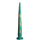 Dildo din silicon Power Monsters Verdant Titan Emerald 47 cm