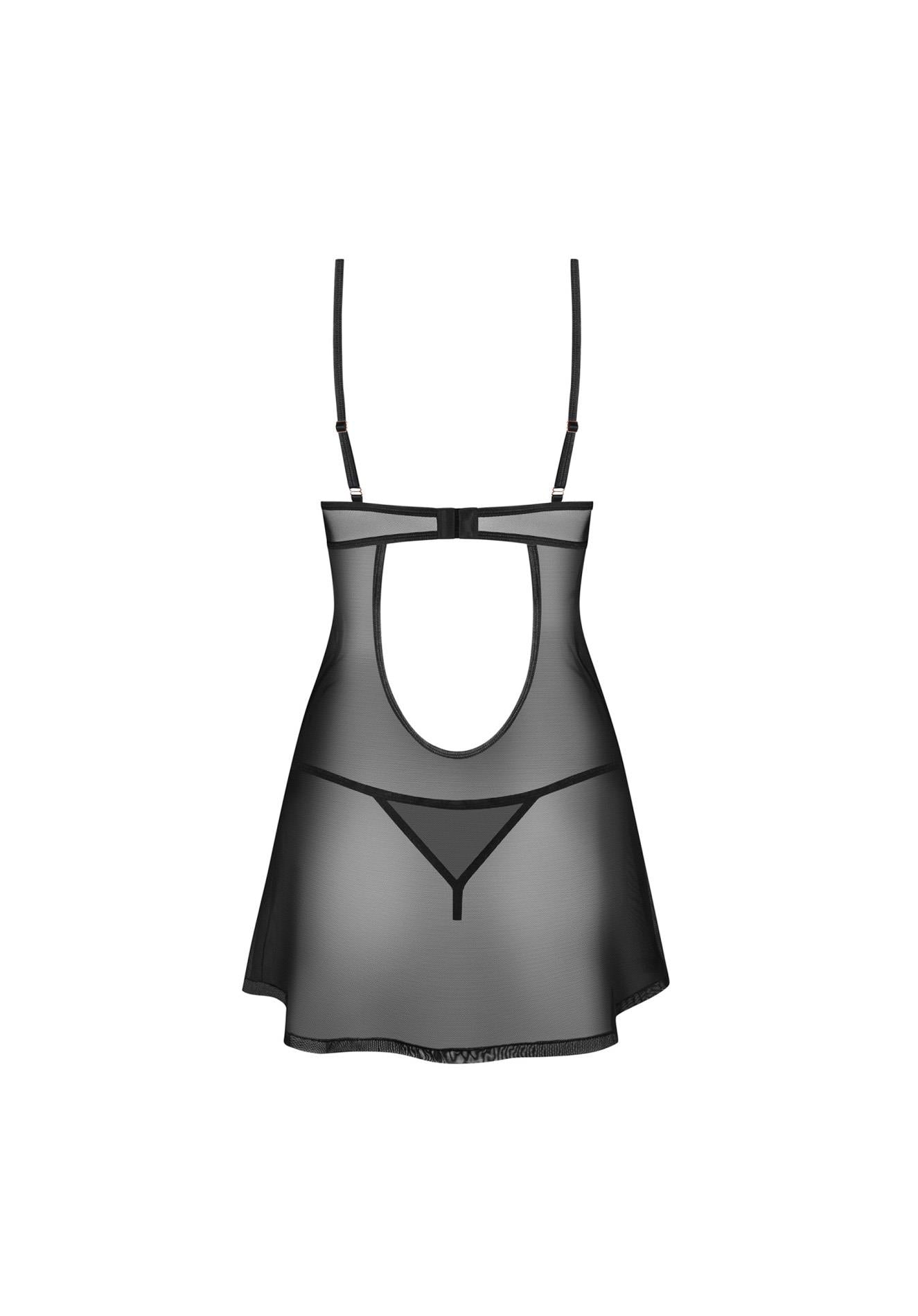 Tricou și tanga Euridia Obsessive Negru XS/S
