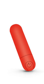 Set vibrator mini cu 10 funcții USB Intt, căpșuni