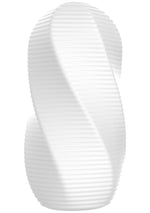 Masturbator ToyJoy HERO Swirl Medium, alb