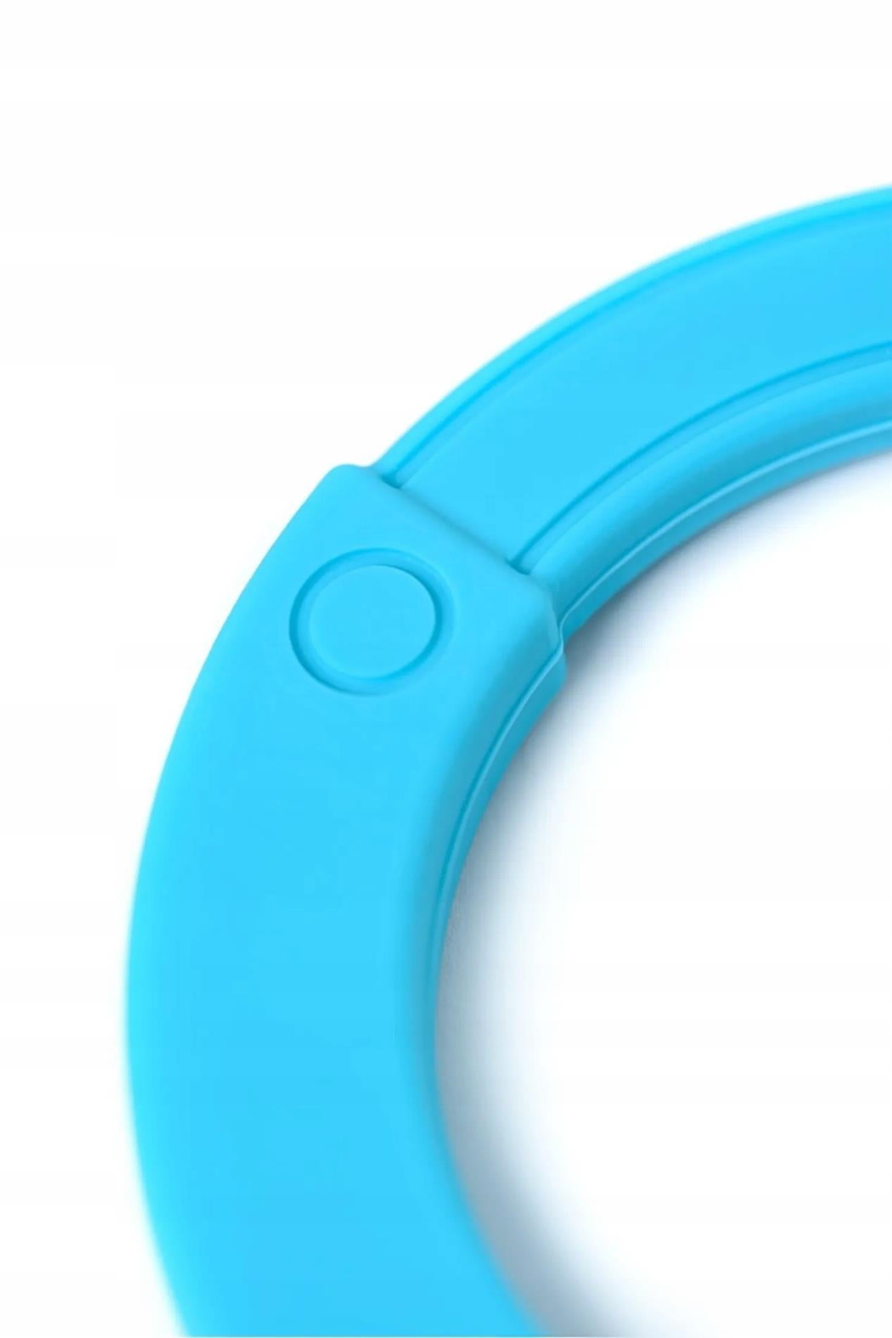 Cătușe flexibile din silicon A Toys albastre 33 cm