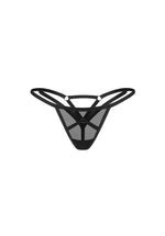 Euridia Obsessive Thong Negru Transparent M/L
