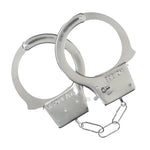 Au! Cătușe metalice clasice argintii 24 cm