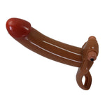 Ham pentru dildo vibrant realist Pretty Love Bradden, 17 cm, cu diametrul gol