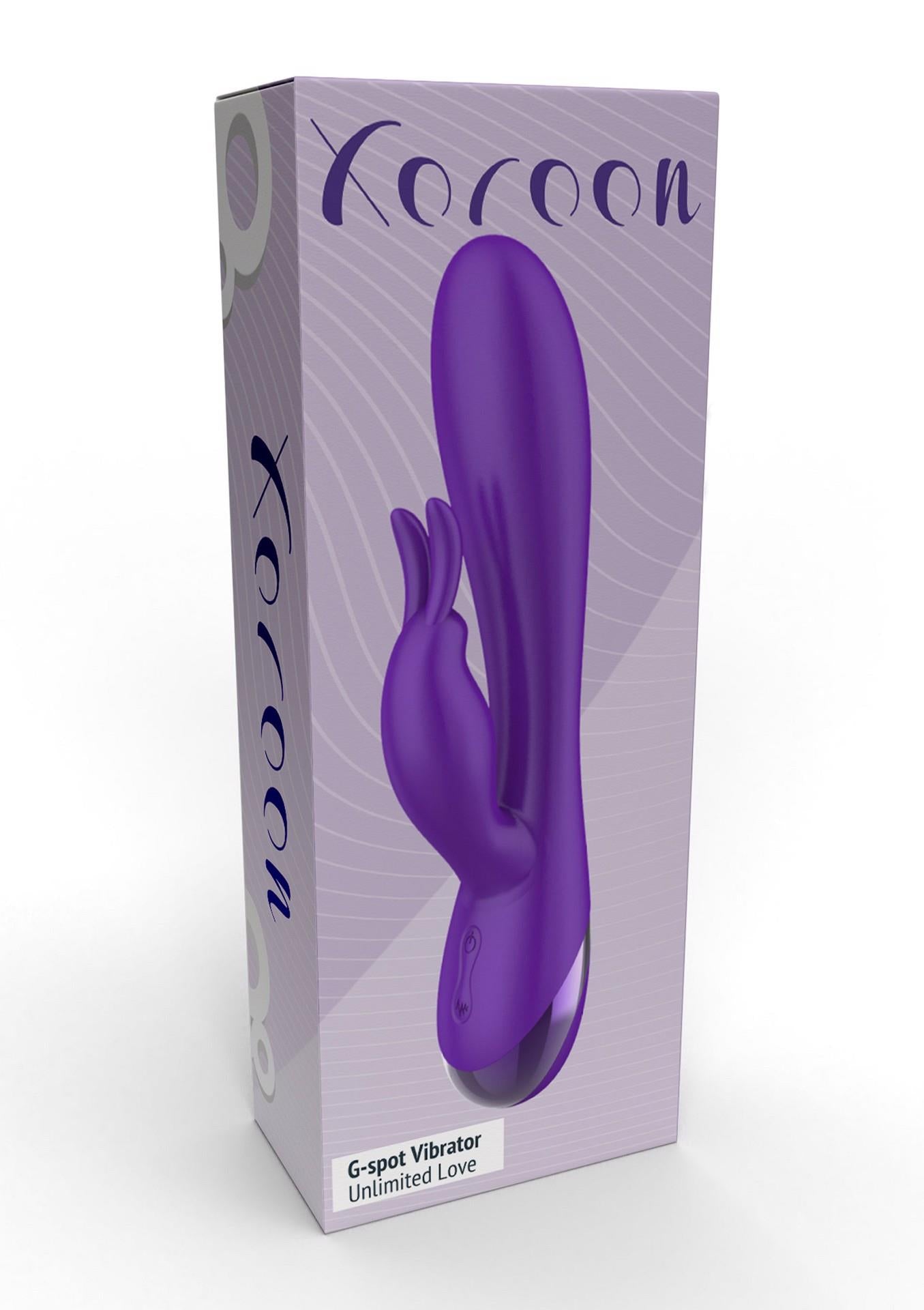 Vibrator Xocoon Unlimited Love Bunny Violet 19 cm