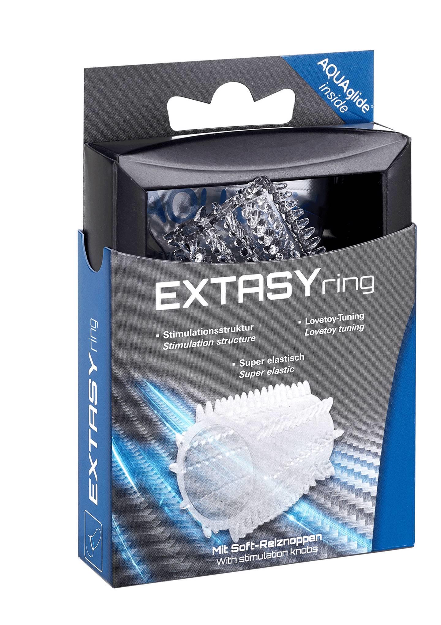 Inel Extasy JoyDivision Transparent TPE 4.5 cm