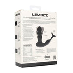 Aparat de masaj pentru prostată Levelz cu cap rotativ, silicon, negru, 16,8 cm