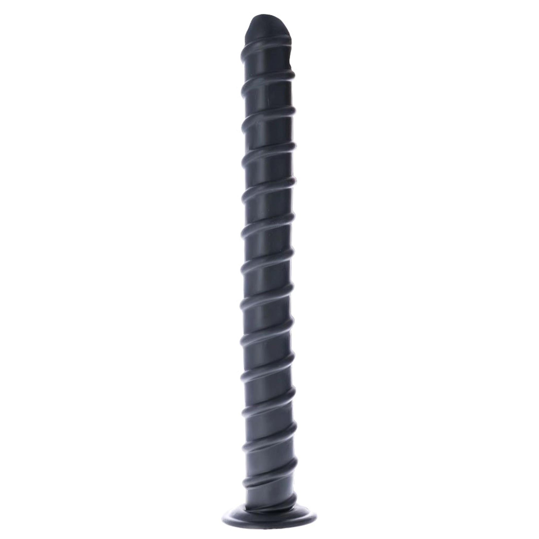 Plug anal spiralat Cabogirao Toyz4lovers negru 58 cm
