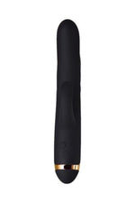 Vibrator WANAME D Splash Thunder din silicon, model iepuraș, negru