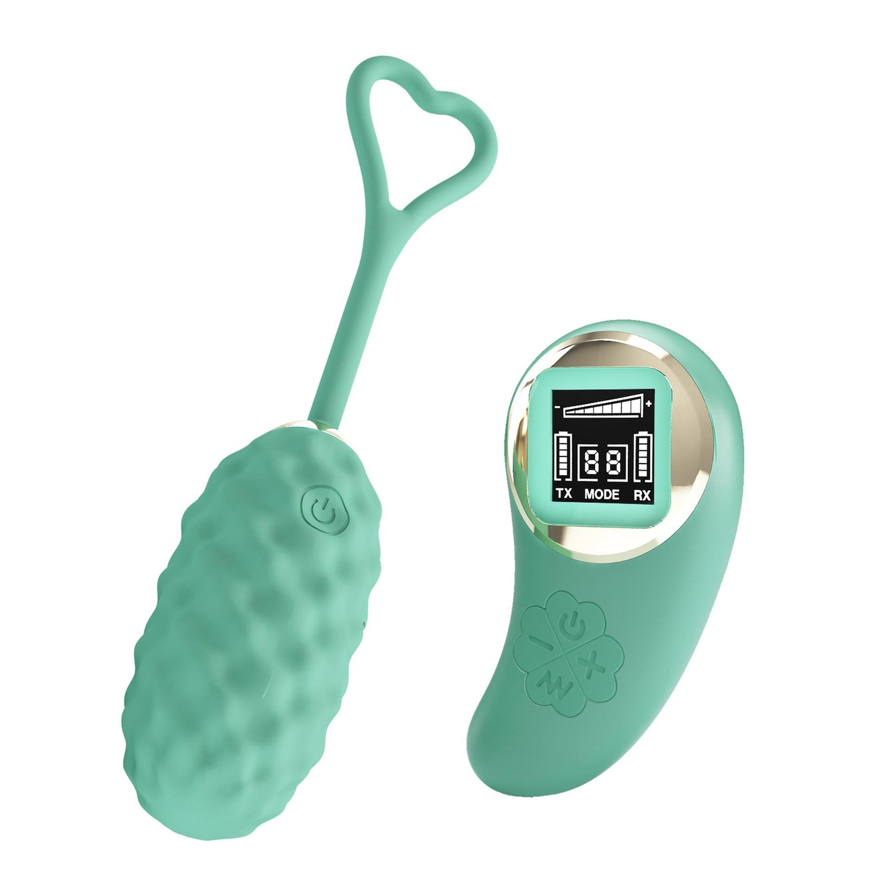 Pretty Love Vivian, ou vibrator din silicon verde, telecomandă wireless